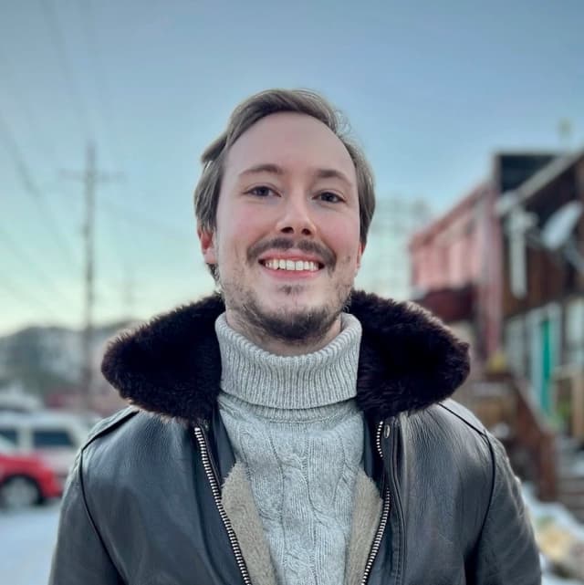 Zach Caceres, founder of Franklin & Hall Books
